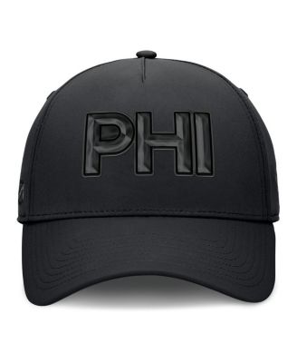 Men's Black Philadelphia Flyers Authentic Pro Road Team Code Flex Hat