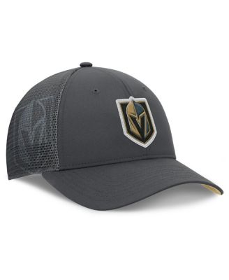 Men's Charcoal Vegas Golden Knights Authentic Pro Home Ice Trucker Adjustable Hat