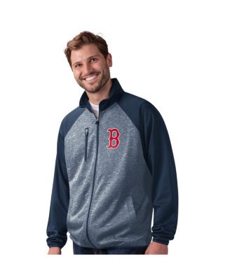 G-III Sports by Carl Banks - Men's&nbsp; Navy Boston Red Sox Runners Raglan Full-Zip Track Jacket