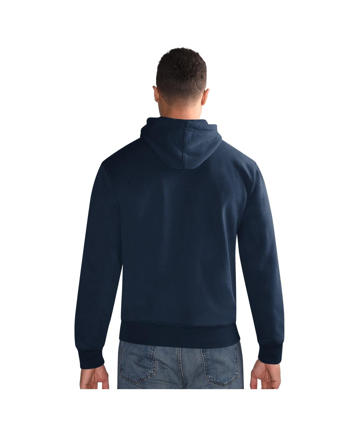 Starter Men's College Navy Seattle Seahawks Pullover Hoodie