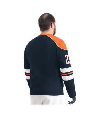 Men's Navy Chicago Bears Adaptive Lord Stanley Crewneck Sweatshirt