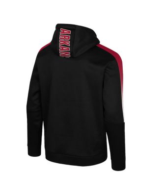 Men's Black Arkansas Razorbacks The Gang Blackout Hoodie