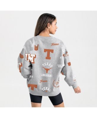 Women's Gray Texas Longhorns Always on Repeat Fleece Sweatshirt