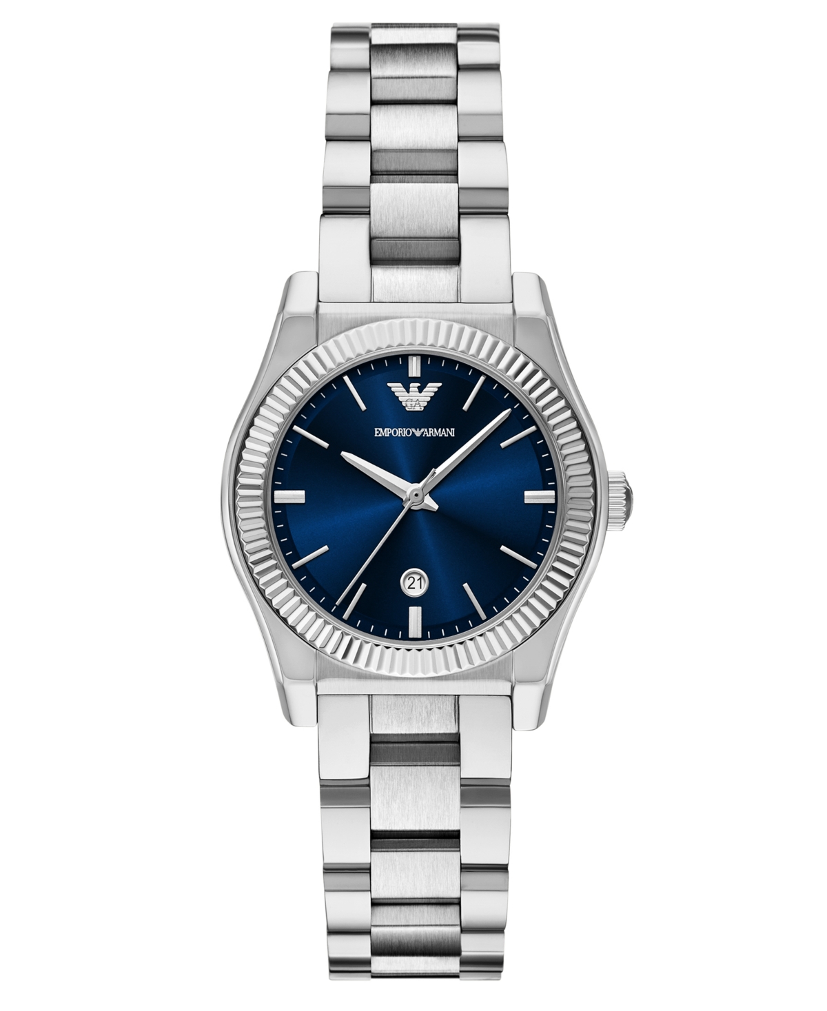 Emporio Armani Women's Three-Hand Stainless Steel Watch