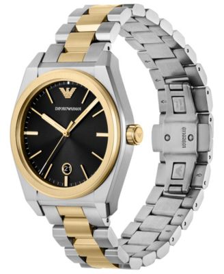 Men's Three-Hand Two-Tone Stainless Steel Watch, 41mm