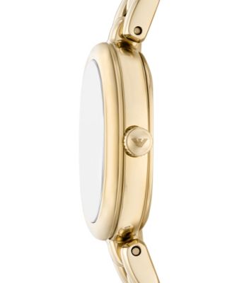 Women's Two-Hand Gold-Tone Stainless Steel Watch, 24mm