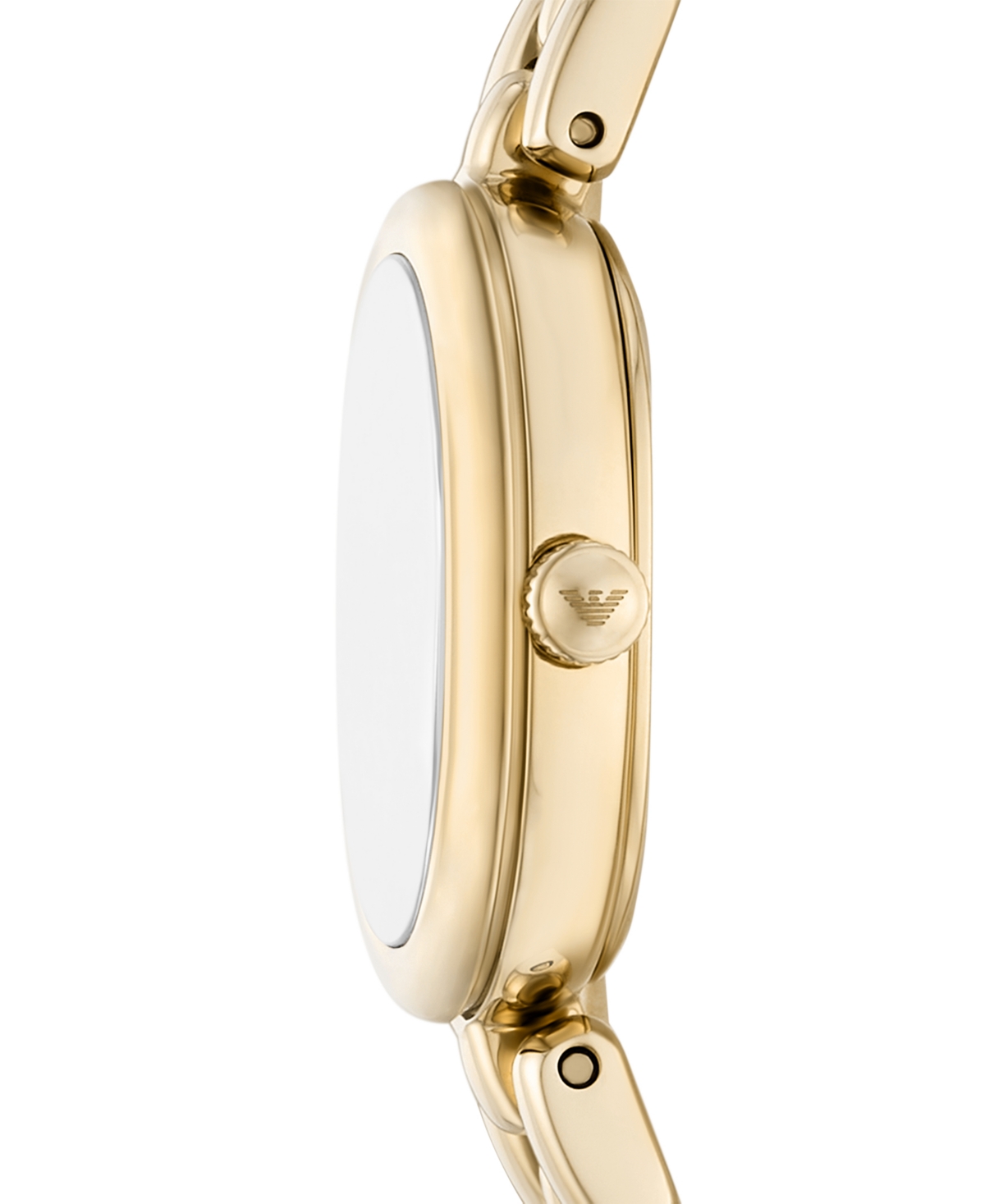 Emporio Armani Women's Two-Hand Gold-Tone Stainless Steel Watch, 24mm