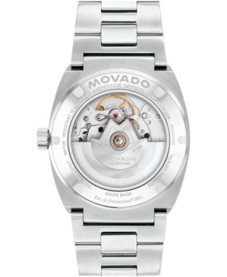 Men's Ondoplan Swiss Automatic Stainless Steel Watch, 39mm