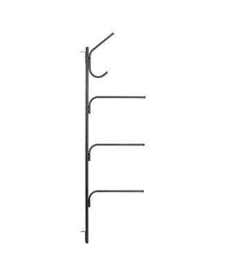 Hinge-It Clutterbuster Steel Valet Family Towel Bar