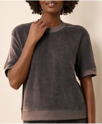 Women's Organic Cotton Velour T-Shirt