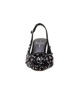 COSMO2  Women's Stiletto Heel Sequined Slingback Pump