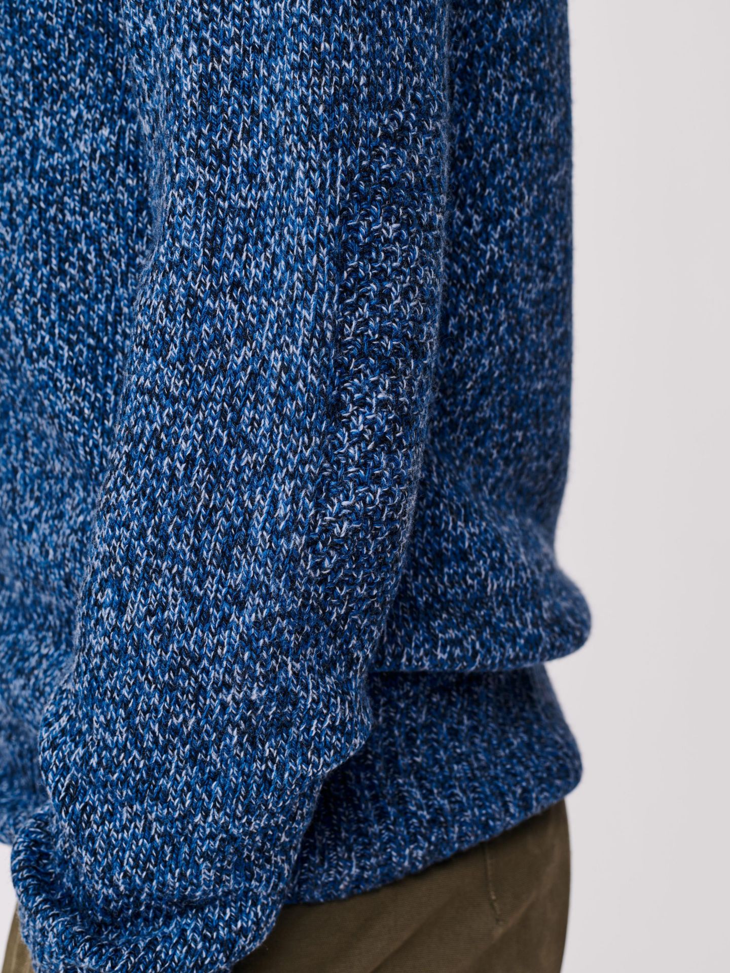 Мужской свитер Aubin Riply Twist Crew Neck, цвет: Синий — фото 7