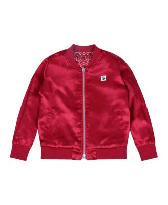 Toddler Girls Reversible Zip up Lightweight Bomber Jacket