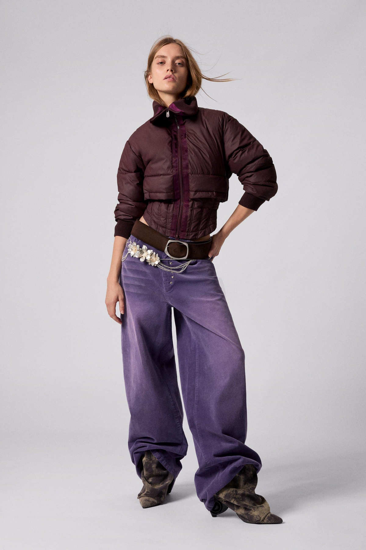 Desigual Women's Quilted corset coat