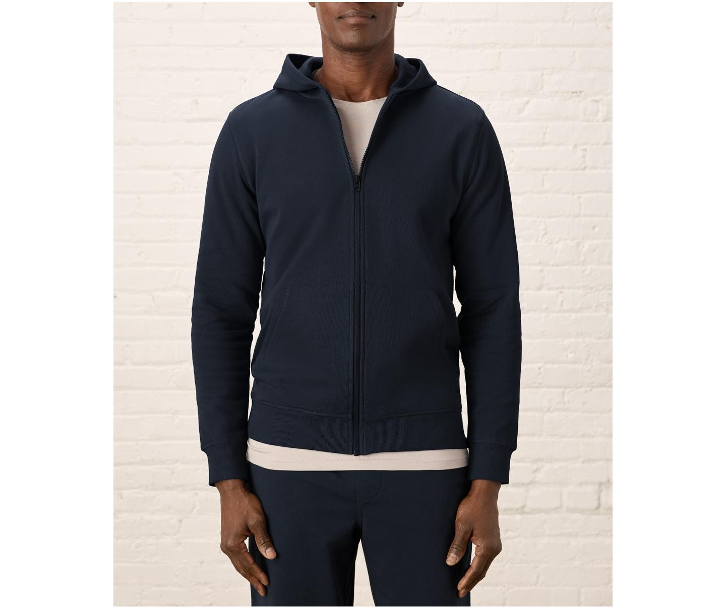 Женское худи Pact Cloud Brushed Fleece Zip, цвет: Полуночный синий — фото 1