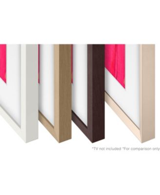 VG-SCFF75TKBZA 75" Modern Teak Customizable Bezel Frame Accessory