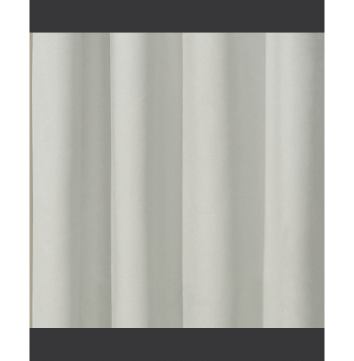 Thermaplus Navar Blackout Window Treatment Grommet Curtain Panel for Bedroom Livingroom 54" x White