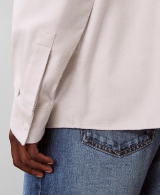 Men's Melange Flannel Classic-Fit Shirt