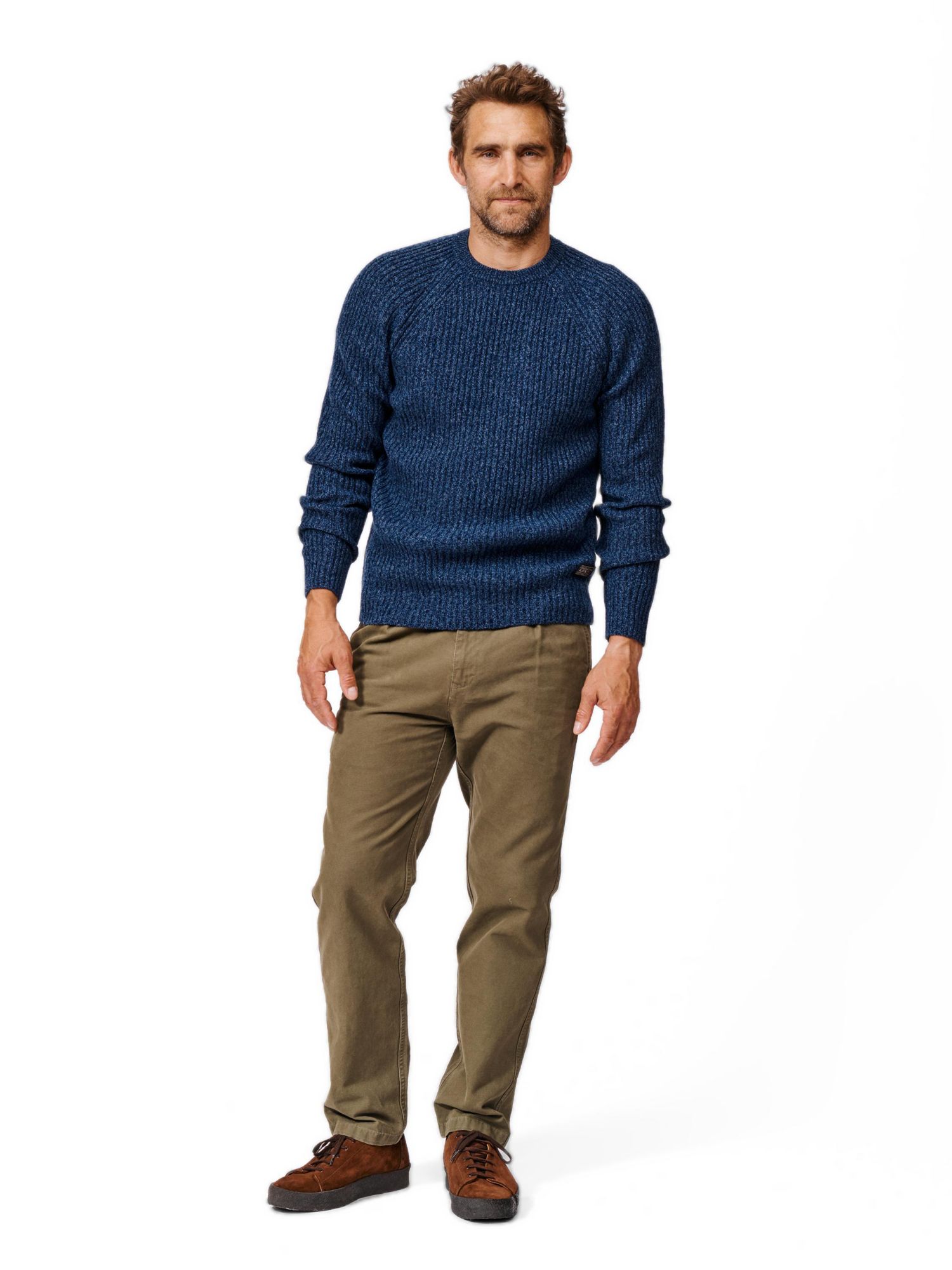 Men's Ray Fisherman Rib Crew Neck Sweater