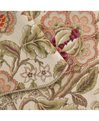 Regency Swag Shaped 3" Rod Pocket Valances for Windows 50" x 30" Antique