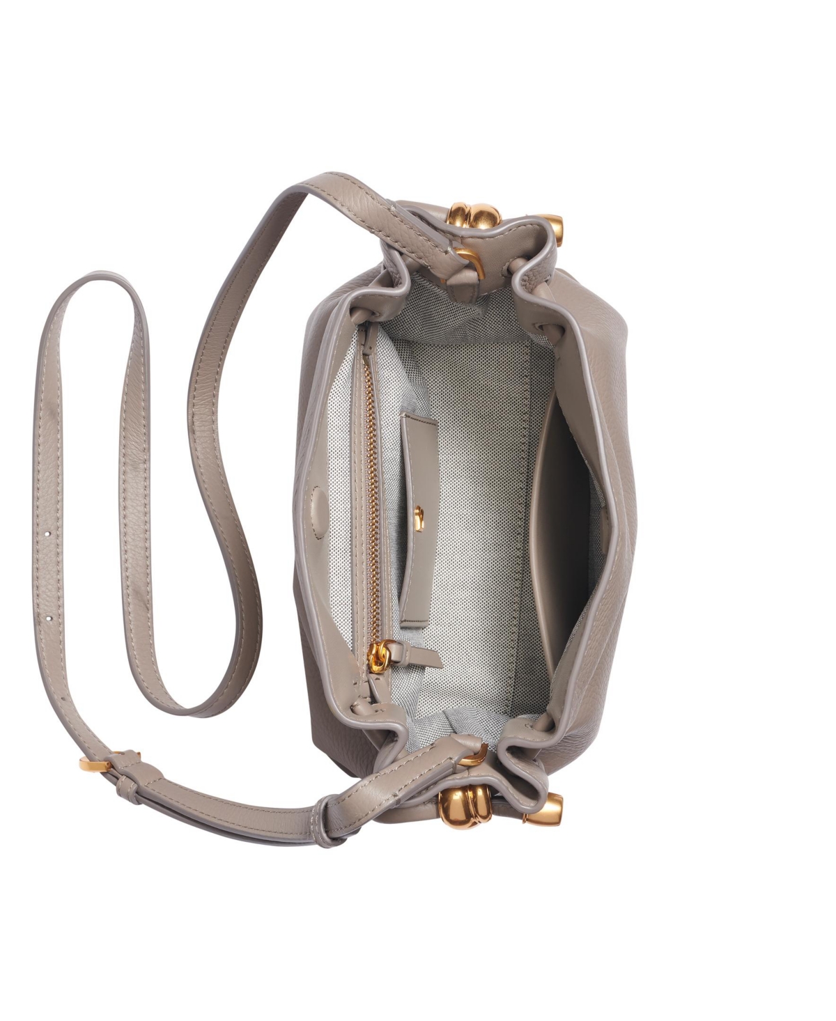Donna Karan Cashmere Crossbody Bag In Gray