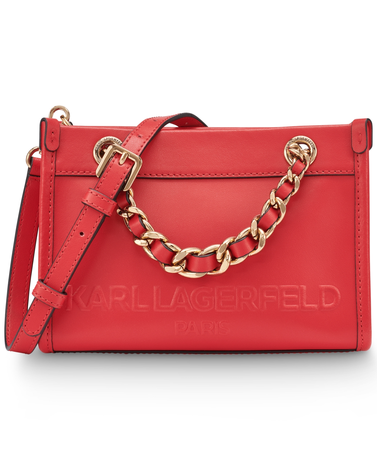 Karl Lagerfeld Paris Savoie Leather Crossbody