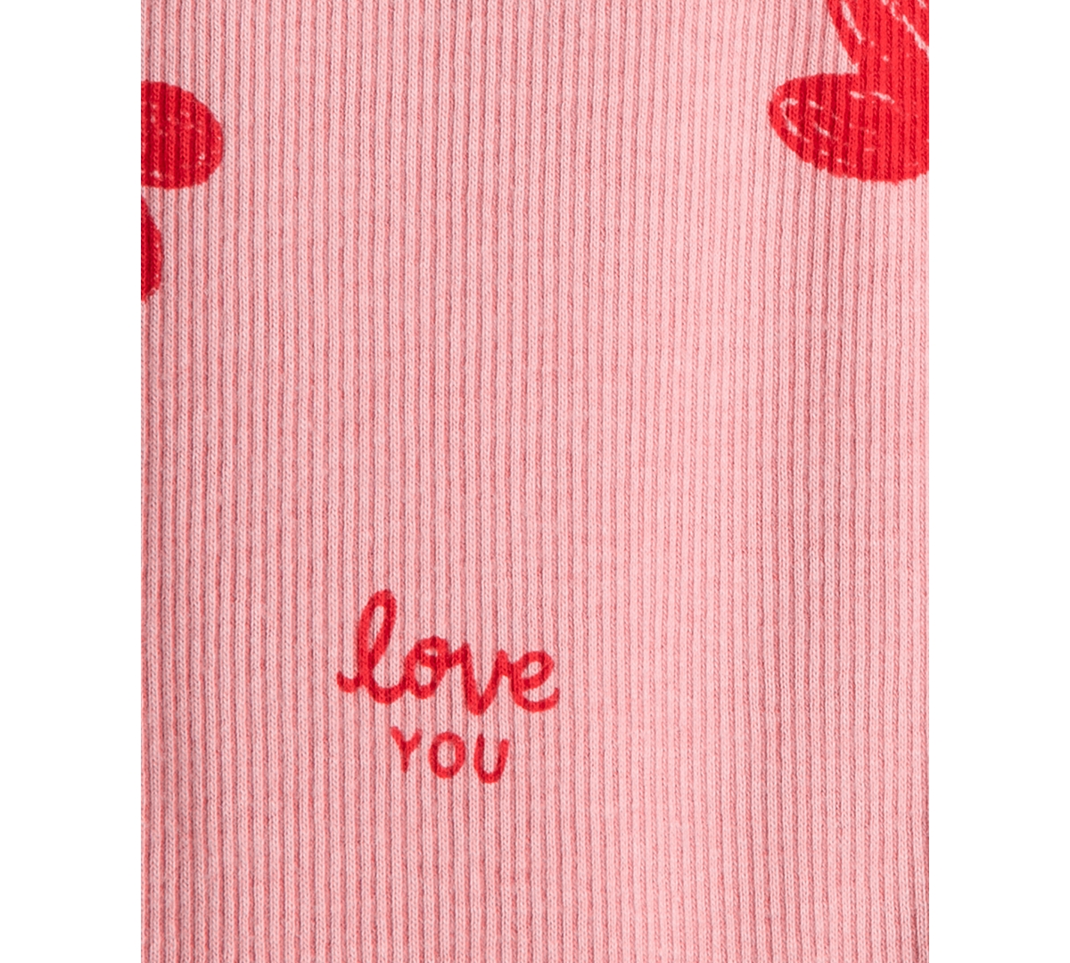 Carter's Baby Girls 2-Piece Heart French Terry T-Shirt and Pants Set