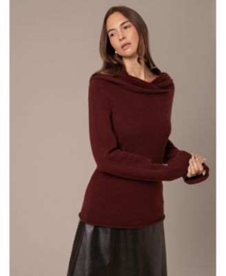 Women's Collared Slouch Sweater