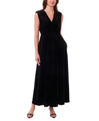 MSK - Women's V-Neck Maxi Dress