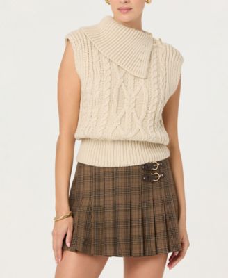 Women's Kirstin Crewneck Sleeveless Sweater