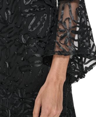 Women's Bell Sleeve A-Line Dress