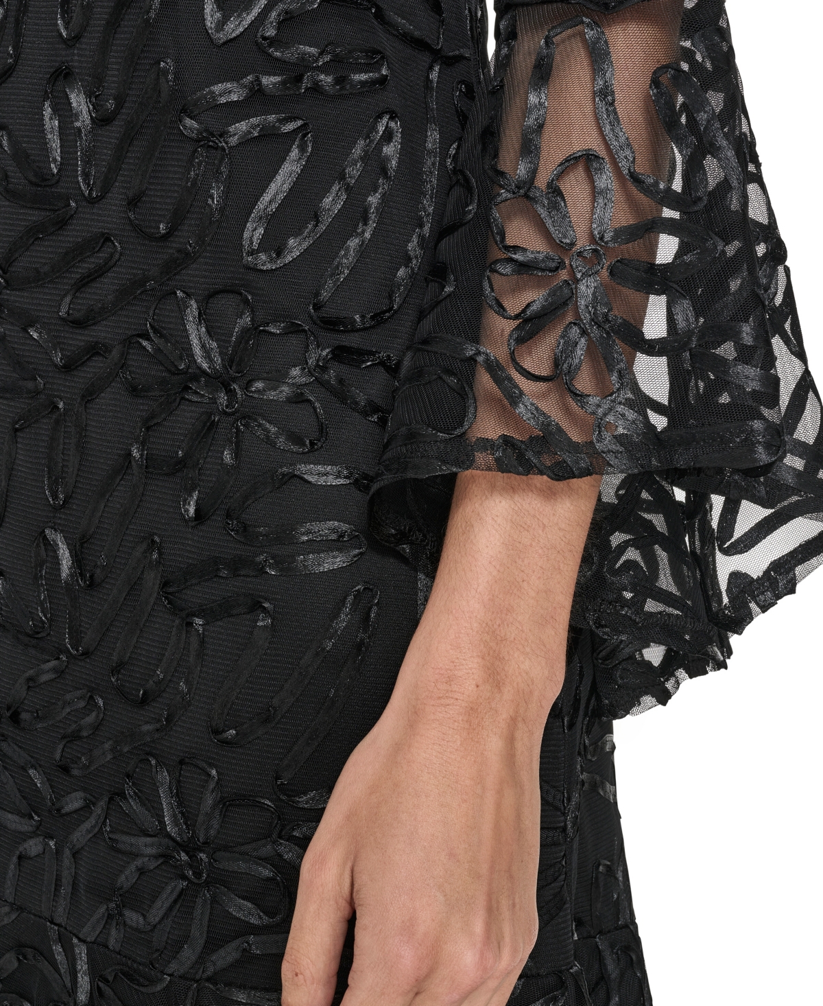 Jessica Howard Women's Bell Sleeve A-Line Dress