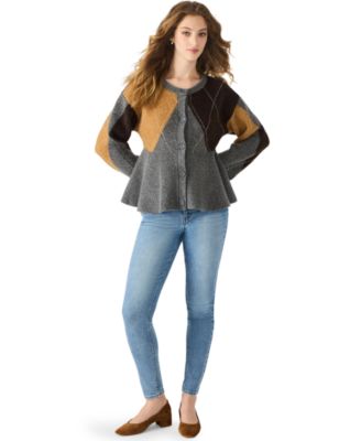 Women's Lillie Crewneck Cardigan Sweater