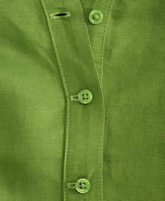 Women's Tie-Front Button-Up Blouse, Macy's Exclusive