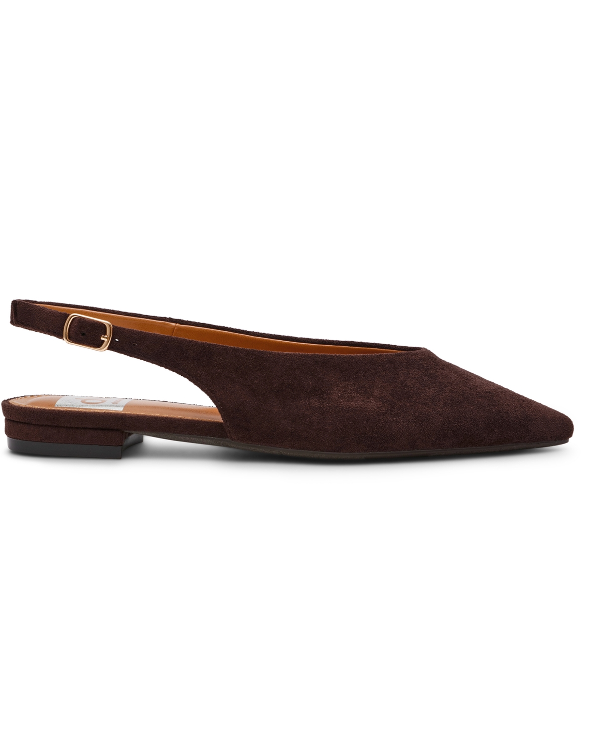 Dv Dolce Vita Women's Empress Pointed Toe Slingback Flat Mules In Brown
