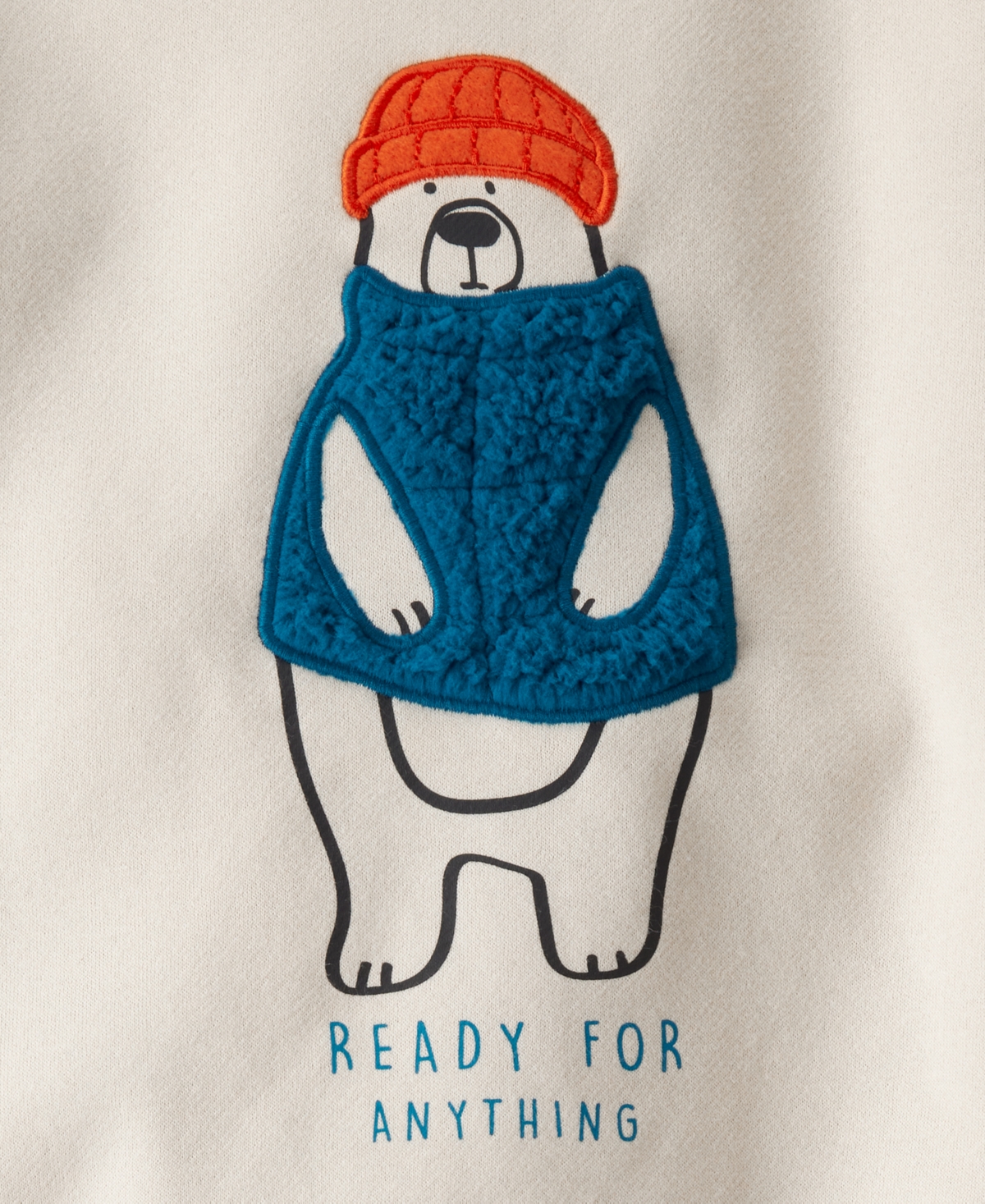 Carter's Boys Toddler 2t-5t Daydream Bear Pull-on Sweatshirt In White