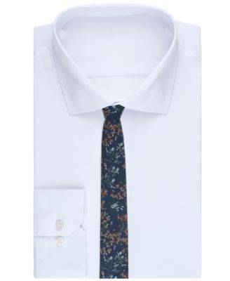 Men's Barwick Floral Skinny Tie, Macy's Exclusive