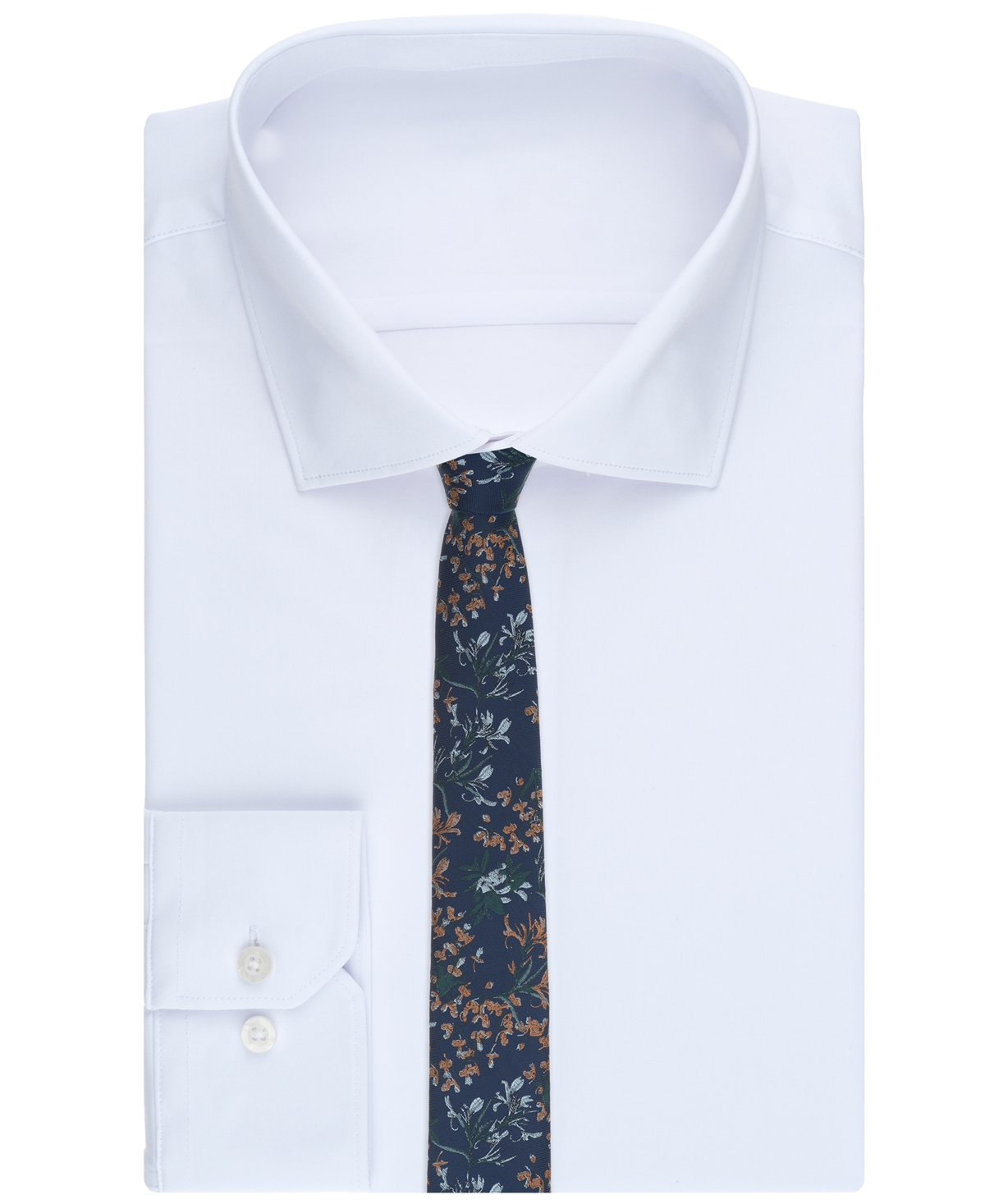 Bar Iii Men's Barwick Floral Skinny Tie, Macy's Exclusive