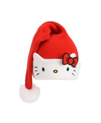 Men's Face Embroidery Cuff Acrylic Santa Hat