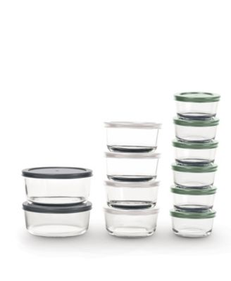 Art & Cook - Glass Containers 24-Pc. Food Storage Set