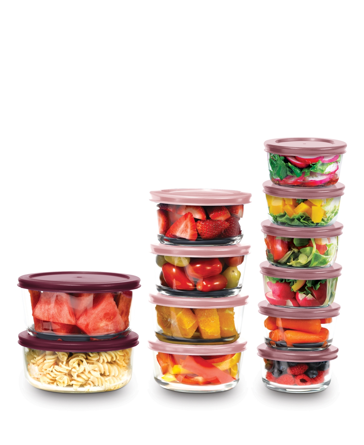 Art & Cook 24 Pc Glass Containers In Multi
