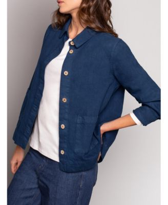 Women's Cotton Twill Pleat Back Jacket