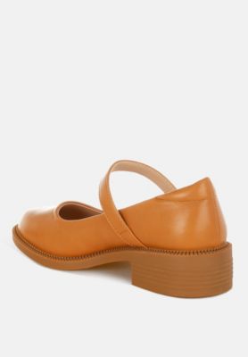 Womens Ejeta Faux Leather Mary Jane Shoes