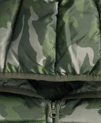 Boys' 5-20 Check Puffer Jacket, Macy's Exclusive