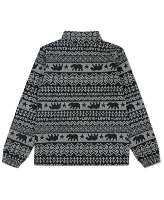 Boys' 8-20 Geo Print Long-Sleeve Sweatshirt