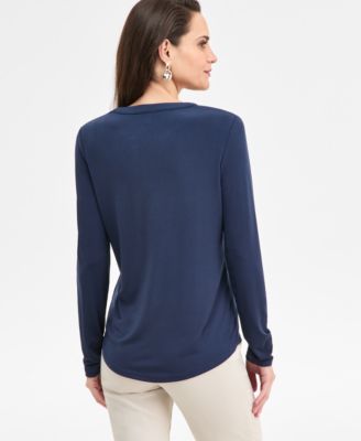Women's Zip Pocket Top, Macy's Exclusive 