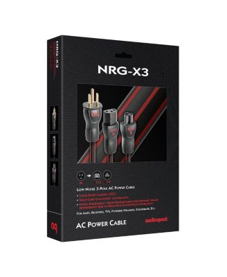 NRG-X3 Power Cable for Amplifiers and Power Conditioners - 6.56 ft (2m)