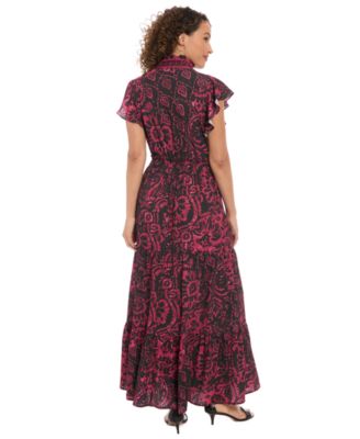 Women's Smocked Waist Maxi Dress