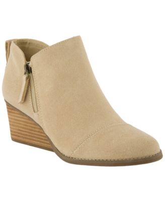 TOMS - Women's Goldie Wedge Ankle Booties