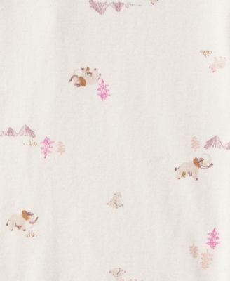 Baby Girls' Short-Sleeve Bodysuits, 5-Pack Set